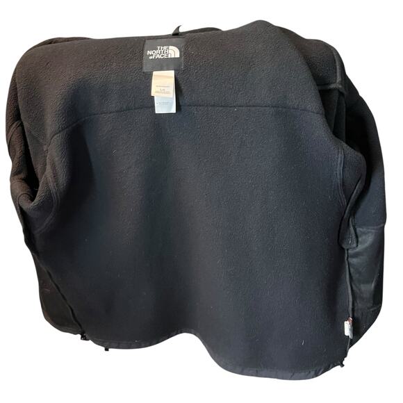 The North Face Men’s Blk/Grey Denali Fleece Jacket Sz L Polartec Full Zip Hiking - Picture 5 of 7